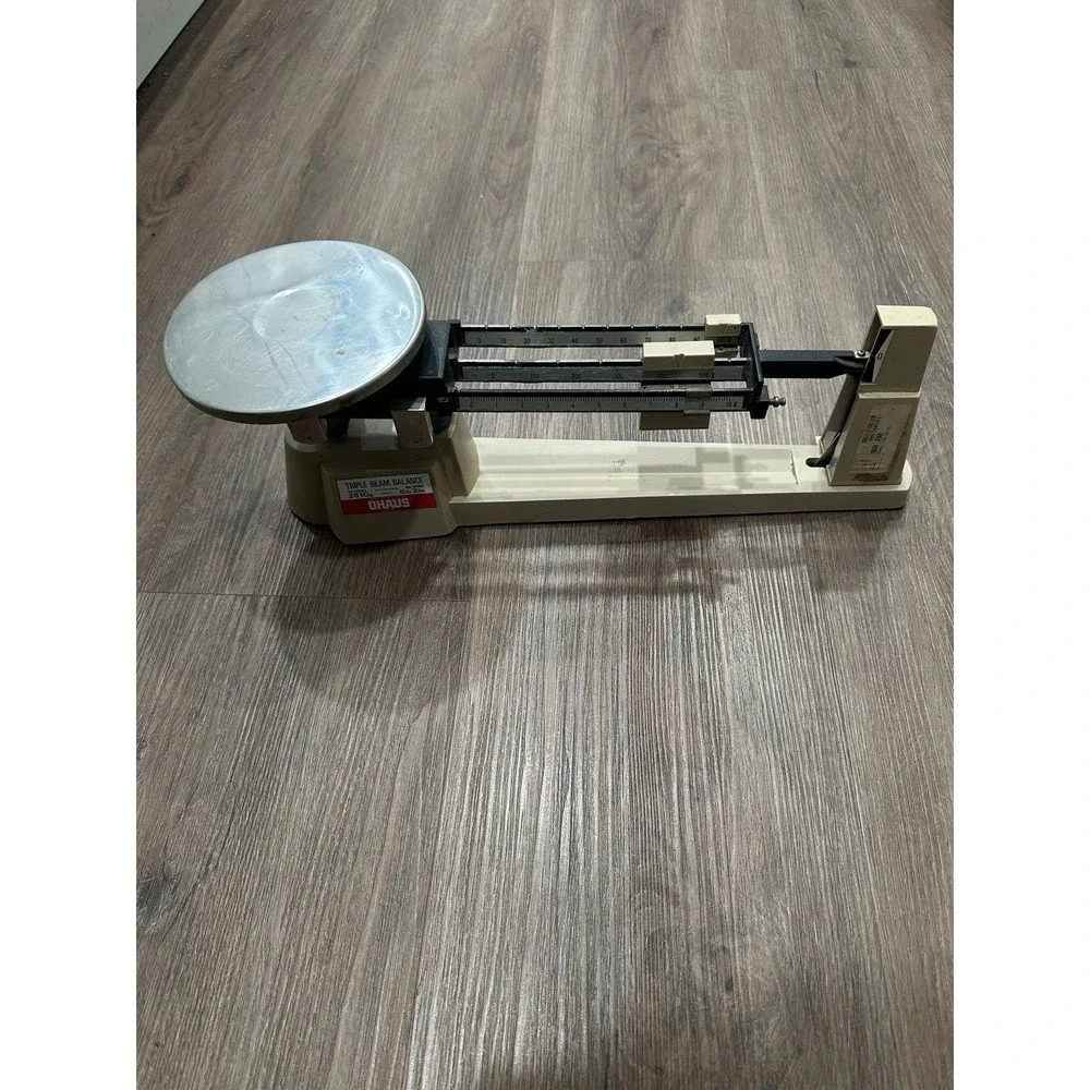 Ohaus Triple Beam Balance 700 / 800 Series 2610g 5lb‎ 2oz Capacity Scale USED
